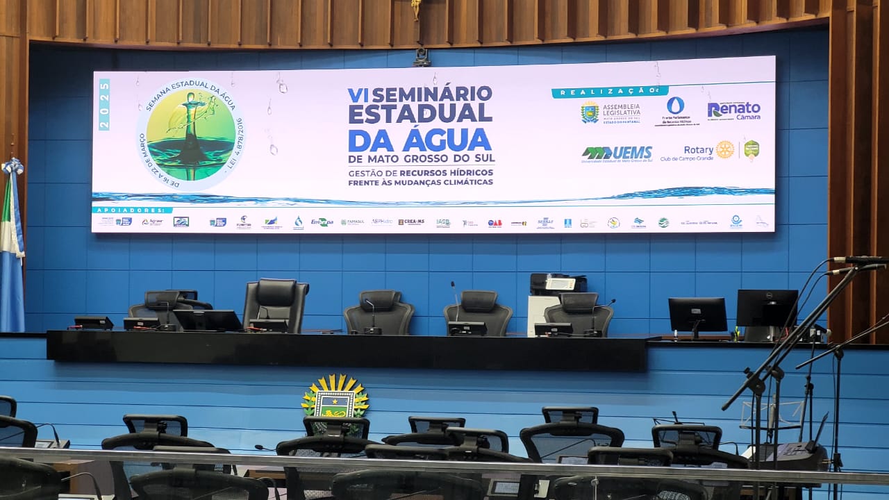 VI seminário Estadual da Agua de Mato Grosso do Sul